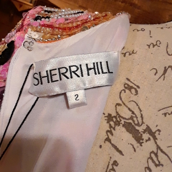 NWT Sherri Hill Sequin Dress - size 2 - Picture 8 of 10